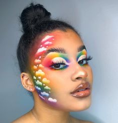 maquillaje arcoiris